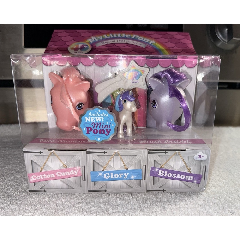 My Little Pony NIB!! G1 Style Cotton Candy Blossom Glory‎ 40 Years Retro 2023